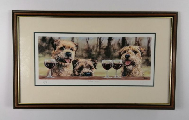 Bordeaux Terriers - Brown Framed Bordeaux Terriers - Brown Framed