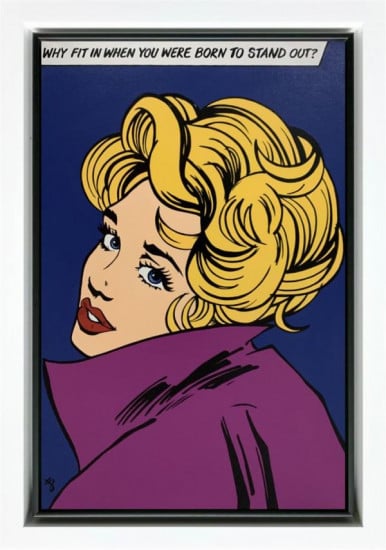 Born To Stand Out - Original - Framed Born To Stand Out - Original - Framed