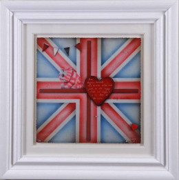 Britannia - Bagpuss - White Framed