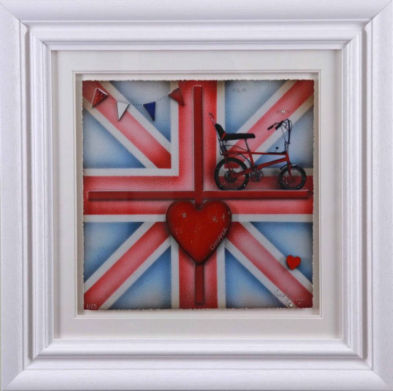 Britannia - Chopper - White Framed