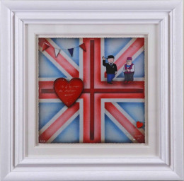 Britannia - Mr Benn - White Framed