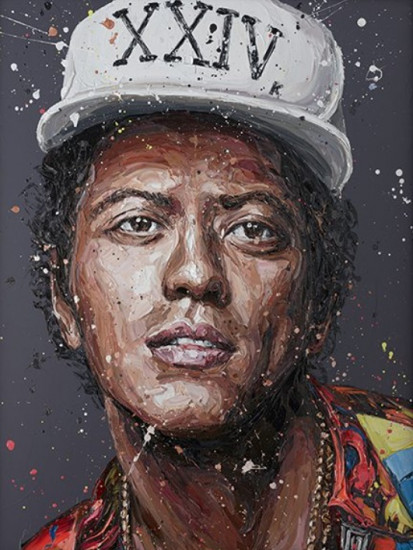 Bruno - Canvas - Black Framed