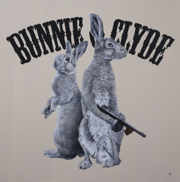 Bunnie & Clyde - Mounted