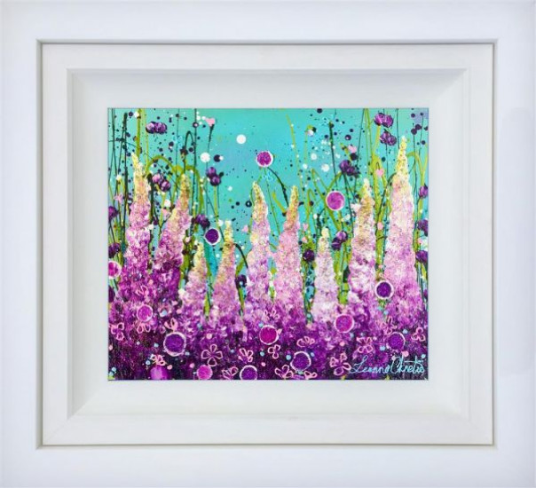 California Dreaming - Original - White Framed California Dreaming - Original - White Framed