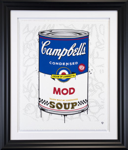 Campbell's MOD Soup - Black Float Framed 