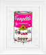Campbell's Punk Soup - White Framed