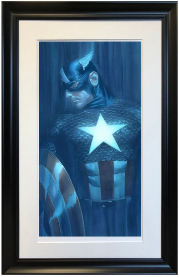 Captain America - Shadows Collection - Printers Proof Framed