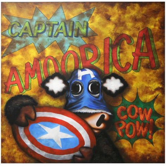 Captain Amoorica - Aluminium - Black Framed