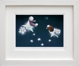 Catch A Falling Star - Picture - White Framed