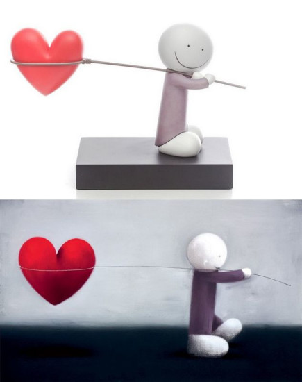 Caught Up In Love - Sculpture & Print Mounted