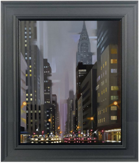 Chrysler - Canvas - Grey Framed