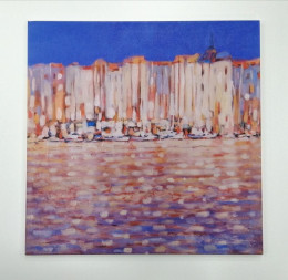 Tuscan Harbour - Original - Box Canvas