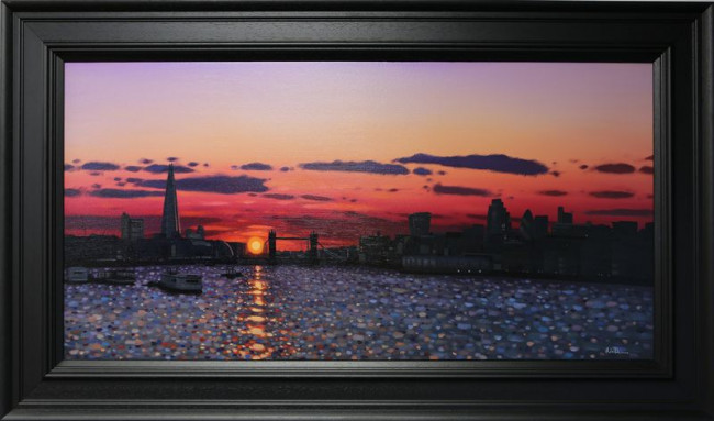 City Sundown - Black Framed