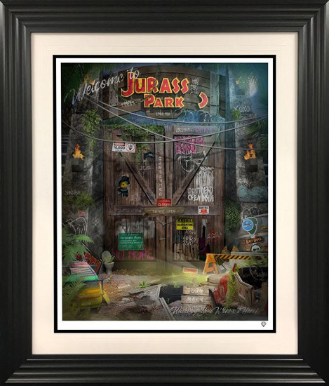 Clever Girl - Jurassic Park - Black Framed