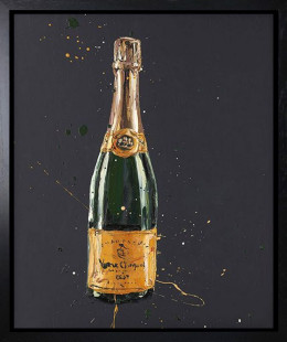 Clicquot - Canvas - Artist Proof Black Framed - Framed Box Canvas