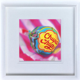 Cola Chupa Chups - Paper - White Framed