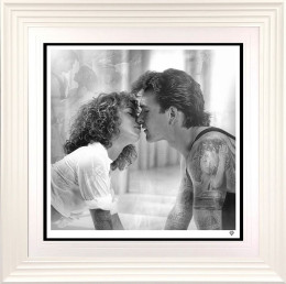 Come Here Loverboy (Black & White) - Artist Proof White Framed