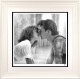 Come Here Loverboy (Black & White) - White Framed