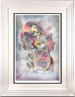Cool Britannia - White Framed