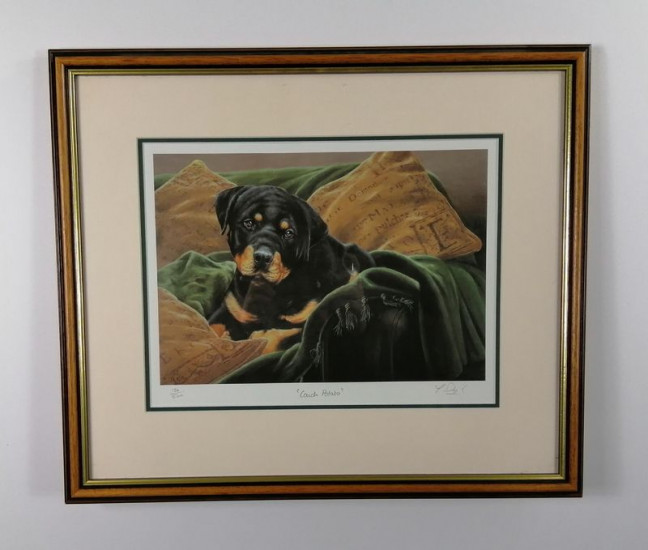 Couch Potato - Brown Framed