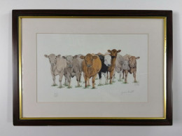 Cows - Brown Framed
