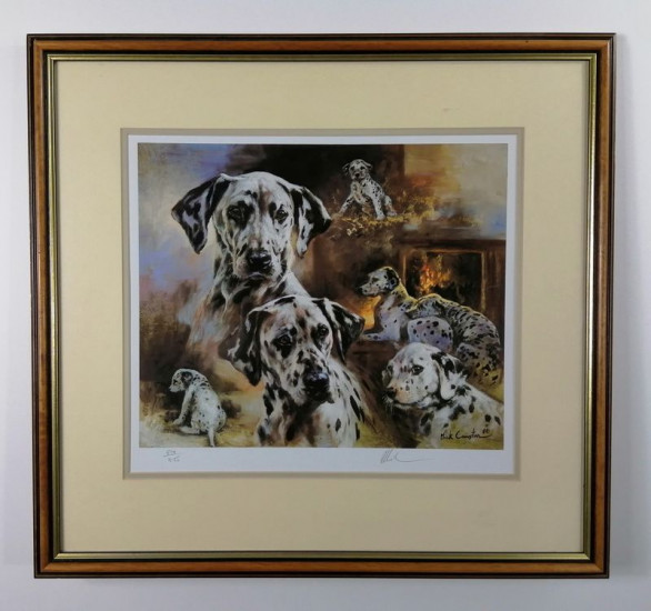 Dalmatians - Brown Framed