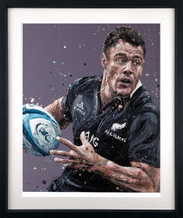 Dan Carter - Artist Proof - Black Framed