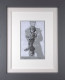 Dan With The Golden Gun - Sketch - Artist Proof Grey Frame - Framed