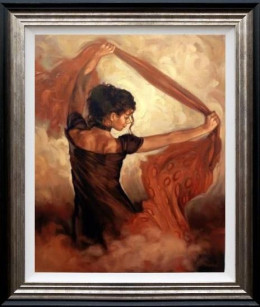 Dance Of Silk - Framed