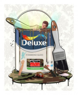 Deluxe Paint Can - Action Man - Mounted