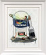 Deluxe Paint Can - Action Man - White Framed