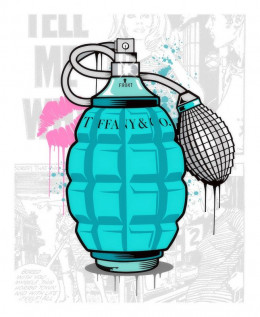 Designer Grenades - Tiffany And Co. Perfume - Mounted