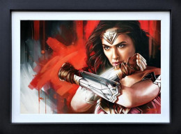Diana, Wonder Woman - Original - Black Framed
