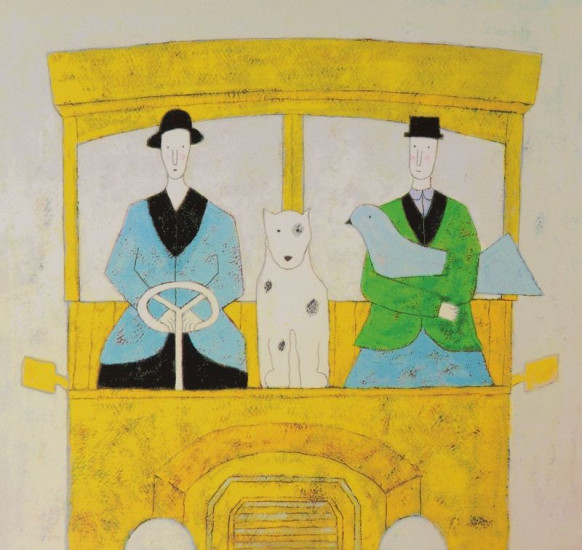 Dog On A Bus - Print only Dog On A Bus - Print only