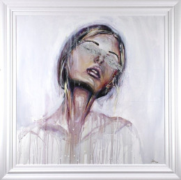 Dreaming - Original - White Framed