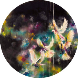 Dusk (Doves) - Large - Mounted
