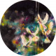 Dusk (Doves) - Small - Mounted