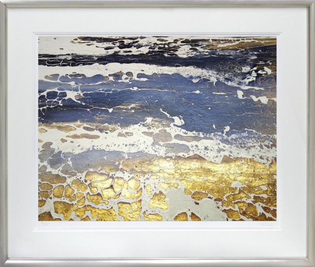 Egmont Point No 7 - Paper - Silver Framed