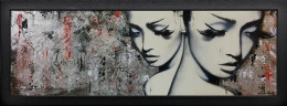 Elegant Twins - Original - Black Framed