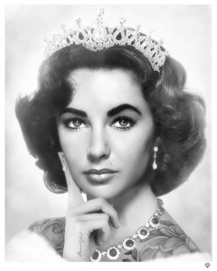 Elizabeth Taylor (Black & White)