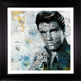 Elvis - Resin Deluxe - Artist Proof - Black Framed