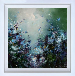 Enchanted Forest - Original - White Framed