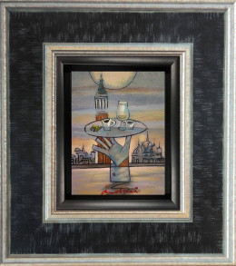 Espresso Morning - Original - Black Framed