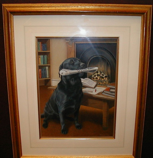 Evening Delivery - Original - Framed