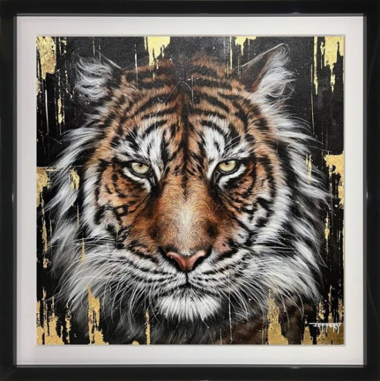 Eye of The Tiger - Original - Black Framed