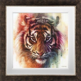 Eye Of The Tiger - On Paper - Framed