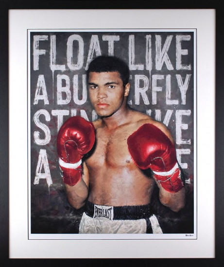 Float Like A Butterfly - Framed