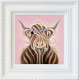 Flora McMoo - Picture - White Framed