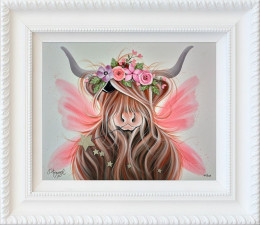 Flower Fairy - White Framed