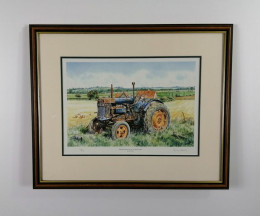 Fordson Major E27N At Grove Farm - Dark Wood Framed